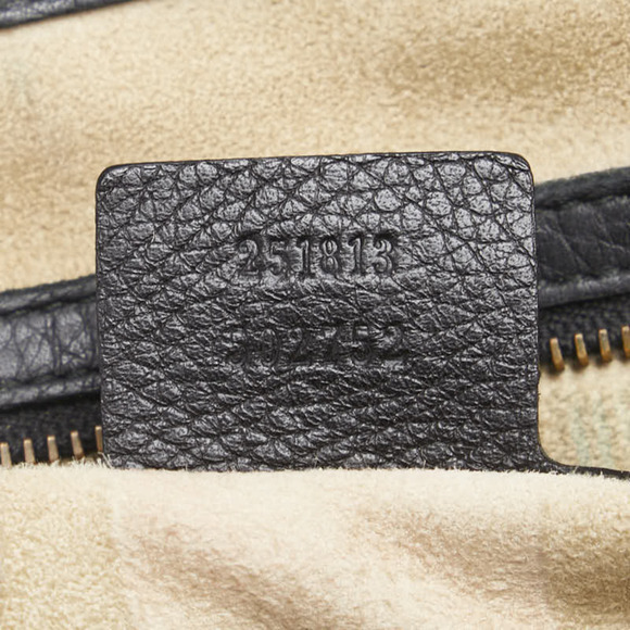 GUCCI Black Leather Boston Bag - Picture 15 of 16